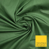 Plain Polycotton Fabric Dress Craft Lining Bunting Poly Cotton - OVER 30 COLOURS