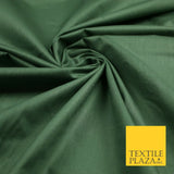 Plain Polycotton Fabric Dress Craft Lining Bunting Poly Cotton - OVER 30 COLOURS