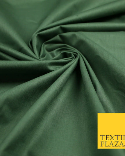 Plain Polycotton Fabric Dress Craft Lining Bunting Poly Cotton - OVER 30 COLOURS