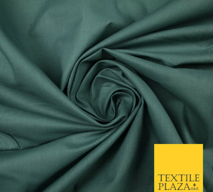 Plain Polycotton Fabric Dress Craft Lining Bunting Poly Cotton - OVER 30 COLOURS