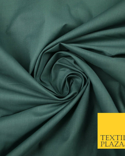 Plain Polycotton Fabric Dress Craft Lining Bunting Poly Cotton - OVER 30 COLOURS