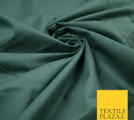 Plain Polycotton Fabric Dress Craft Lining Bunting Poly Cotton - OVER 30 COLOURS