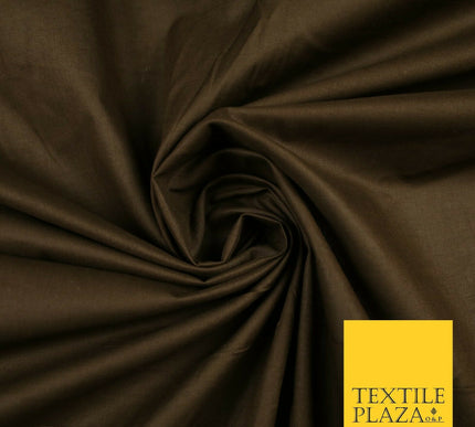 Plain Polycotton Fabric Dress Craft Lining Bunting Poly Cotton - OVER 30 COLOURS