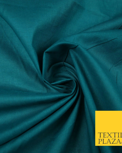 Plain Polycotton Fabric Dress Craft Lining Bunting Poly Cotton - OVER 30 COLOURS