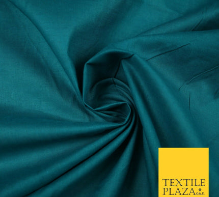 Plain Polycotton Fabric Dress Craft Lining Bunting Poly Cotton - OVER 30 COLOURS