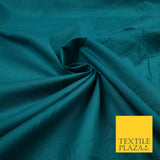 Plain Polycotton Fabric Dress Craft Lining Bunting Poly Cotton - OVER 30 COLOURS