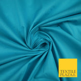 Plain Polycotton Fabric Dress Craft Lining Bunting Poly Cotton - OVER 30 COLOURS