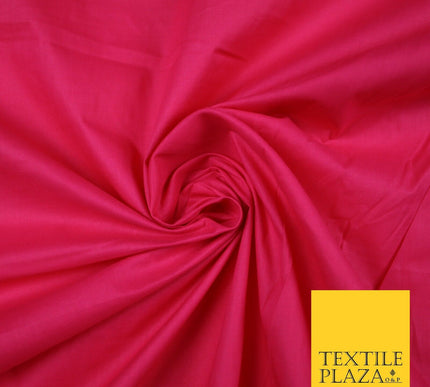 Plain Polycotton Fabric Dress Craft Lining Bunting Poly Cotton - OVER 30 COLOURS