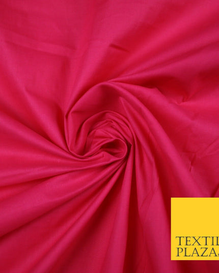 Plain Polycotton Fabric Dress Craft Lining Bunting Poly Cotton - OVER 30 COLOURS