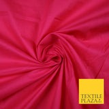 Plain Polycotton Fabric Dress Craft Lining Bunting Poly Cotton - OVER 30 COLOURS