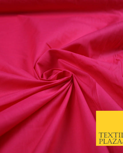 Plain Polycotton Fabric Dress Craft Lining Bunting Poly Cotton - OVER 30 COLOURS