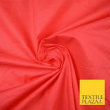 Plain Polycotton Fabric Dress Craft Lining Bunting Poly Cotton - OVER 30 COLOURS