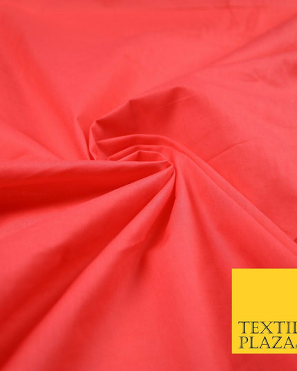 Plain Polycotton Fabric Dress Craft Lining Bunting Poly Cotton - OVER 30 COLOURS