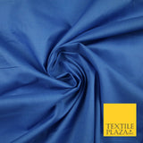 Plain Polycotton Fabric Dress Craft Lining Bunting Poly Cotton - OVER 30 COLOURS