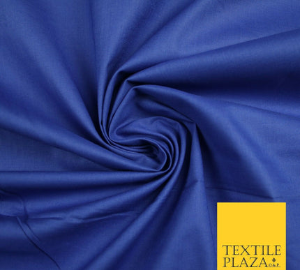 Plain Polycotton Fabric Dress Craft Lining Bunting Poly Cotton - OVER 30 COLOURS