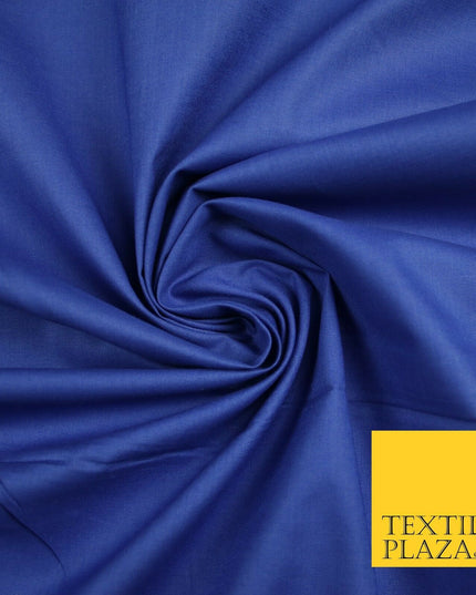 Plain Polycotton Fabric Dress Craft Lining Bunting Poly Cotton - OVER 30 COLOURS