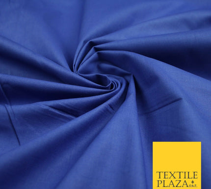 Plain Polycotton Fabric Dress Craft Lining Bunting Poly Cotton - OVER 30 COLOURS