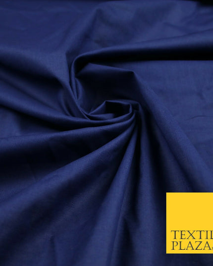 Plain Polycotton Fabric Dress Craft Lining Bunting Poly Cotton - OVER 30 COLOURS