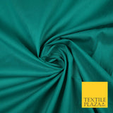 Plain Polycotton Fabric Dress Craft Lining Bunting Poly Cotton - OVER 30 COLOURS