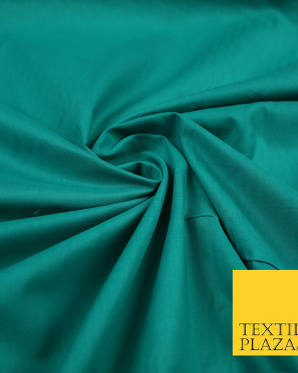 Plain Polycotton Fabric Dress Craft Lining Bunting Poly Cotton - OVER 30 COLOURS