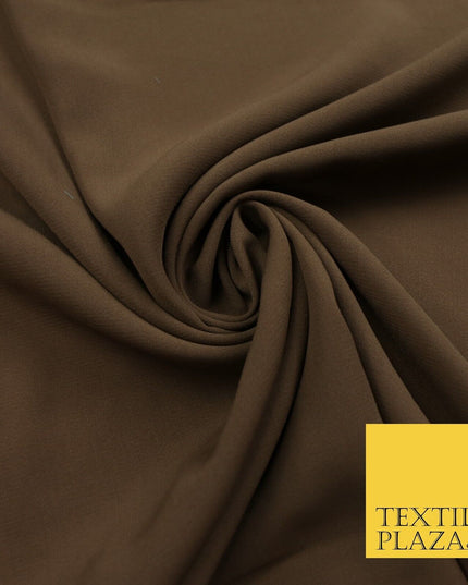 12 COLOURS Premium HEAVY Plain Dyed Chiffon Soft Georgette Sheer Dress Fabric