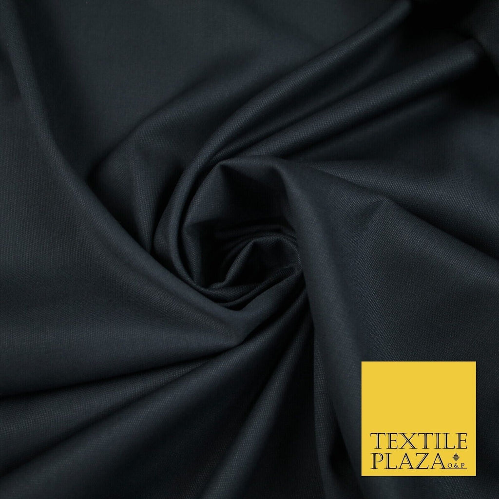 LUXURY HIGH QUALITY NAVY BLUE SUPERFINE120S PLAIN MEN'S SUITING FABRIC 59" 7474