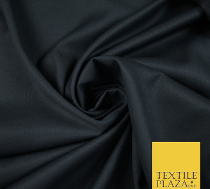 LUXURY HIGH QUALITY NAVY BLUE SUPERFINE120S PLAIN MEN'S SUITING FABRIC 59" 7474