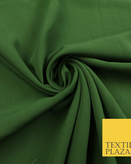 12 COLOURS Premium HEAVY Plain Dyed Chiffon Soft Georgette Sheer Dress Fabric