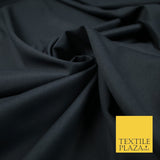 LUXURY HIGH QUALITY NAVY BLUE SUPERFINE120S PLAIN MEN'S SUITING FABRIC 59" 7474