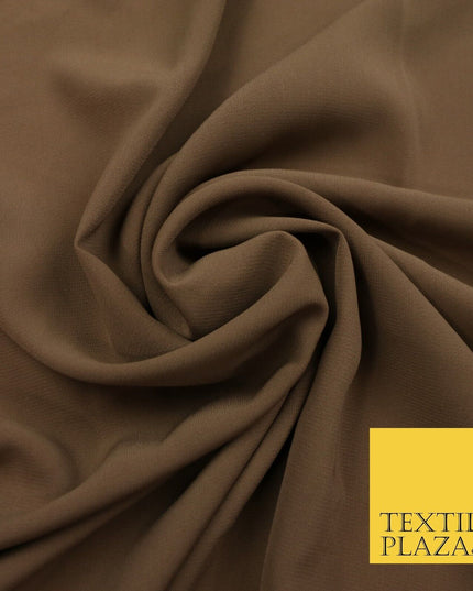 12 COLOURS Premium HEAVY Plain Dyed Chiffon Soft Georgette Sheer Dress Fabric