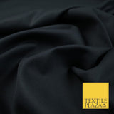 LUXURY HIGH QUALITY NAVY BLUE SUPERFINE120S PLAIN MEN'S SUITING FABRIC 59" 7474