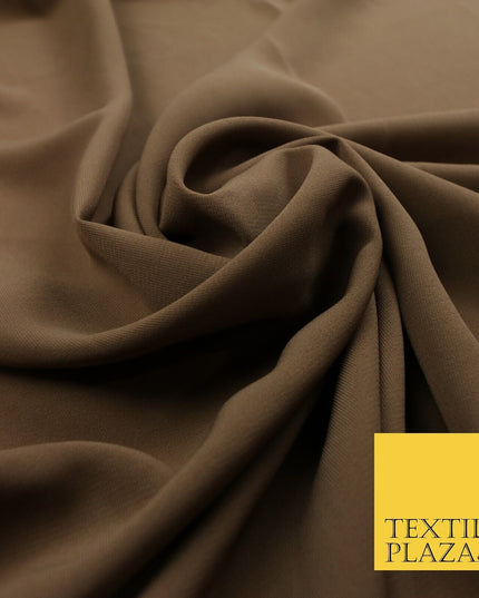 12 COLOURS Premium HEAVY Plain Dyed Chiffon Soft Georgette Sheer Dress Fabric