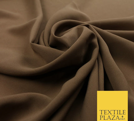 12 COLOURS Premium HEAVY Plain Dyed Chiffon Soft Georgette Sheer Dress Fabric