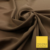 12 COLOURS Premium HEAVY Plain Dyed Chiffon Soft Georgette Sheer Dress Fabric