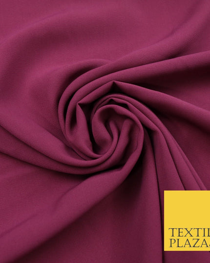 12 COLOURS Premium HEAVY Plain Dyed Chiffon Soft Georgette Sheer Dress Fabric