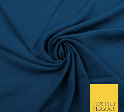 12 COLOURS Premium HEAVY Plain Dyed Chiffon Soft Georgette Sheer Dress Fabric