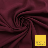 12 COLOURS Premium HEAVY Plain Dyed Chiffon Soft Georgette Sheer Dress Fabric