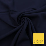 12 COLOURS Premium HEAVY Plain Dyed Chiffon Soft Georgette Sheer Dress Fabric