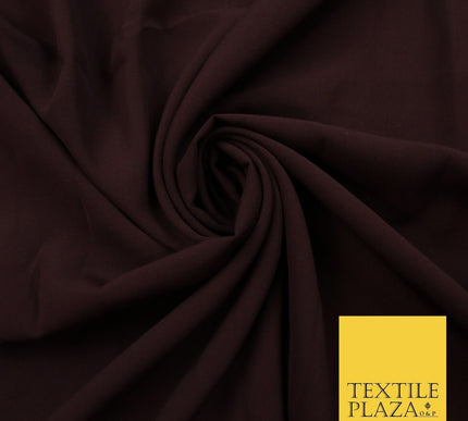 12 COLOURS Premium HEAVY Plain Dyed Chiffon Soft Georgette Sheer Dress Fabric