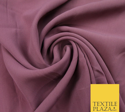 12 COLOURS Premium HEAVY Plain Dyed Chiffon Soft Georgette Sheer Dress Fabric