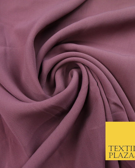 12 COLOURS Premium HEAVY Plain Dyed Chiffon Soft Georgette Sheer Dress Fabric