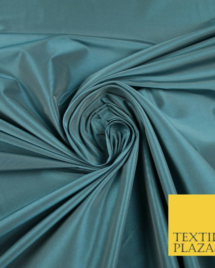 9 COLOURS - Plain Dyed Lightweight Faux Matte Silk TAFFETA Dress Lining Fabric