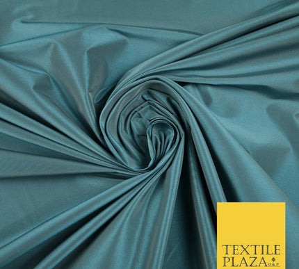 9 COLOURS - Plain Dyed Lightweight Faux Matte Silk TAFFETA Dress Lining Fabric
