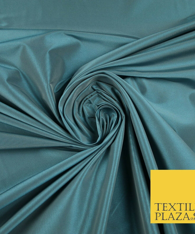 9 COLOURS - Plain Dyed Lightweight Faux Matte Silk TAFFETA Dress Lining Fabric