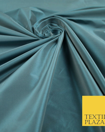 9 COLOURS - Plain Dyed Lightweight Faux Matte Silk TAFFETA Dress Lining Fabric