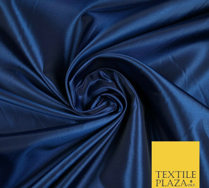 9 COLOURS - Plain Dyed Lightweight Faux Matte Silk TAFFETA Dress Lining Fabric