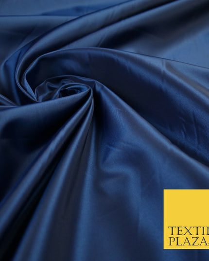 9 COLOURS - Plain Dyed Lightweight Faux Matte Silk TAFFETA Dress Lining Fabric