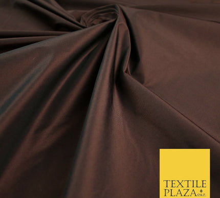 9 COLOURS - Plain Dyed Lightweight Faux Matte Silk TAFFETA Dress Lining Fabric