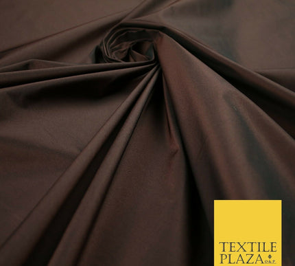9 COLOURS - Plain Dyed Lightweight Faux Matte Silk TAFFETA Dress Lining Fabric