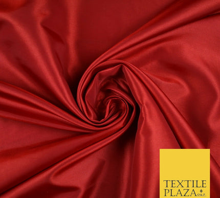 9 COLOURS - Plain Dyed Lightweight Faux Matte Silk TAFFETA Dress Lining Fabric
